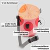 TOPSIDE Boulder/Climbing Set Including Chalk Bag (Red) and Chalk Ball