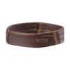 sourcing map PU Leather Loops Replacement Retaining Ring Keeper for 22mm Width Watch Band, Dark Brown 2 Pcs