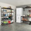 Metal Storage Cabinets with Drawer & Adjustable Shelves, Locking Storage Cabinet