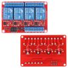 AOICRIE 4pcs 24V Relay Module 4 Channel Relay Board with Optocoupler Isolation Suport High/Low Level Trigger for Raspberry Pi