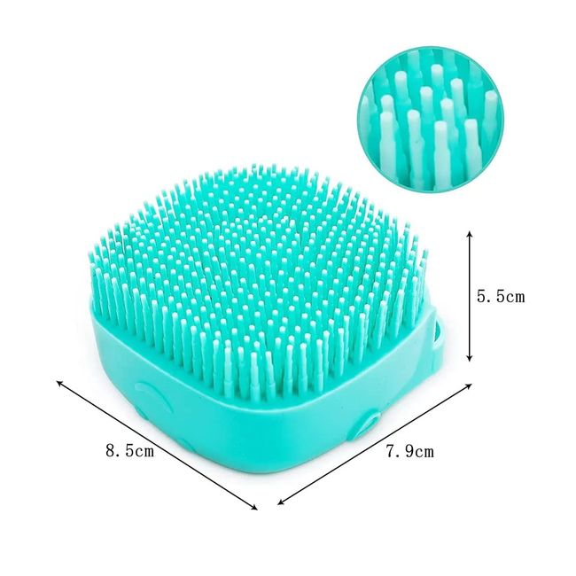 Dog Bath Brush Soft Silicone Pet Shampoo Massage Dispenser Grooming Shower  Brush For Bathroom Short Long