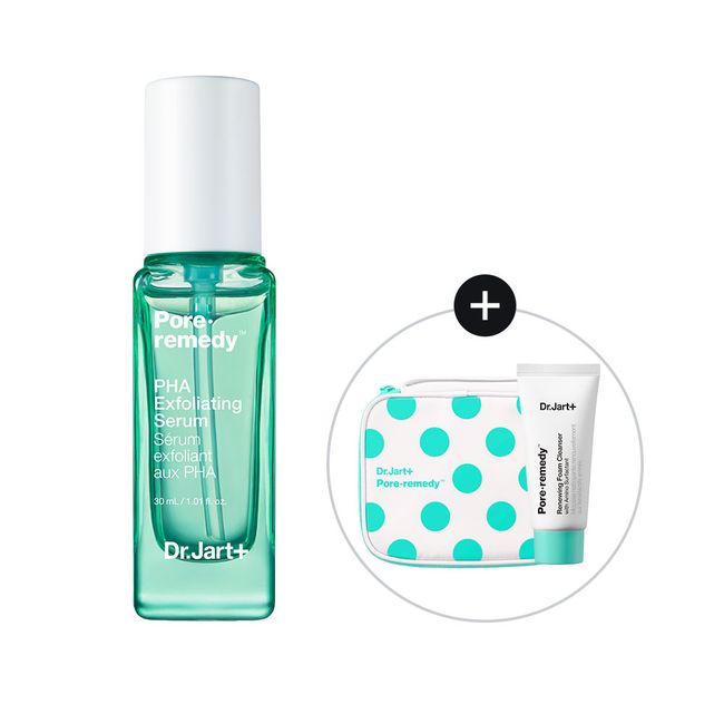 [Pore Care Serum] Dr. Jart Pore Remedy Paha Exfoliating Serum 30ml (+Pouch/Cleanser 30ml)