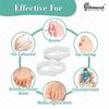 8X Big Toe Spacer for Bunion Pain & Overlapping Toe - Toe Separator with 2 Loops