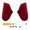 eXtremeRate Red Replacement Handle Grips for Nintendo Switch Pro Controller, Soft Touch DIY Hand Grip Shell for Nintendo Switch Pro - Controller NOT Included