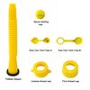 Gas Can Spout Nozzle Vent Kit Replacement Fits for Blitz/Midwest Gas Cans