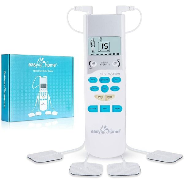 Easy@Home TENS Unit Muscle Stimulator,  Electronic Pulse Massage EHE009