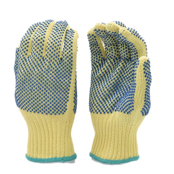 G & F Products 1670L Yellow Kevlar Knit Cut Resistant Work Gloves, Protective Gloves to Secure Hands From Scrapes, Cuts In Kitchen, Wood Carving, Carpentry & DEA