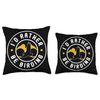 Birdwatching Monocular Design For Bird Lovers Throw Pillow