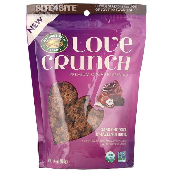 Love Crunch, Premium Organic Granola, Dark Chocolate & Hazelnut Butter, 10.6 oz