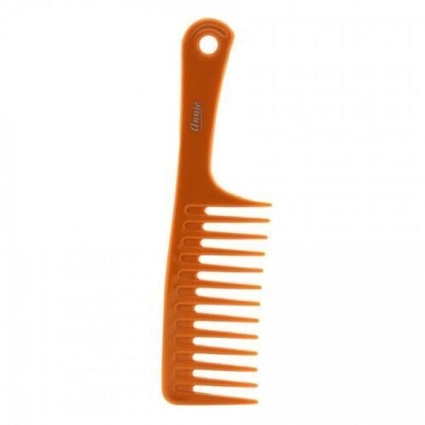 Annie #22 Shampoo Comb with Handle Asst Color (2 pack)