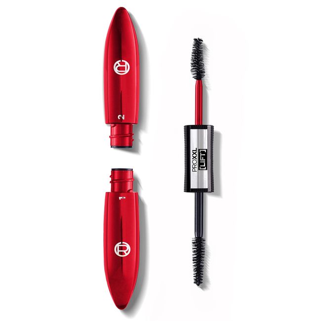 L'Oréal Paris Wimperntusche für geliftete Wimpern, 2-Schritt Mascara für einen Wimpern-Lifting-Effekt wie aus dem Salon, ProXXL Lift, Schwarz, 12 ml, 1 Stück