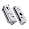 eXtremeRate Chrome Sliver Joy con Handheld Controller Housing with Full Set Buttons, DIY Replacement Shell Case for Nintendo Switch Joycon & Switch OLED Joy con Console Shell NOT Included
