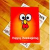 Fall Thanksgiving Gobble Face Front Back Cover Set 4 use w Erin Condren Planner