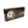 Ebony Wood Veneer Single Position Cigar Ashtray