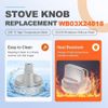 WB03X24818 Gas Range Control Knobs 5x for GE Convection&Conventional Oven/Stove