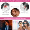360 Pieces Ear Hole Floss Earrings Hole Cleaner Disposable Piercing Aftercare Cleaner Earrings Piercing Cleaning Line Ear Piercing Care Cleaning Tool for Women Men (Blue, Rose Red, Purple)