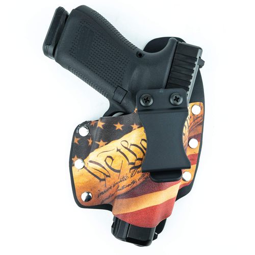 Infused Kydex USA We The People Tan IWB Hybrid Concealed Carry Holster (Left-Hand, for Taurus 4510 PD Poly, Judge Public Defender)