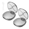 MOCEL Retainer Case with Vent Holes, Mouth Guard Case Dental Storage Container (White)