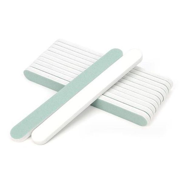 Samcos Nail File Polishing Tool Set of 10 EVA Sponge File Grid/Double-Sided Nail File Nail Shiner Nail Supplies Professional Nail Polisher Sponge Cushion Tool (600/3000)