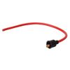 8mm 90 degree Red Spiral core Electronic Spark Plug Wire Set Kit  for Chevy SBC