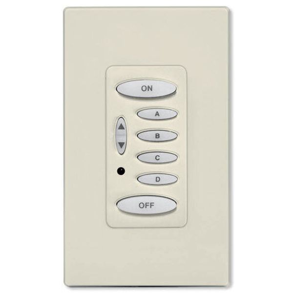 PCS PulseWorx UPB Wall Controller, 6 Button, Light Almond (KPCW-6-LA)