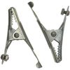 W4 50 Amp Crocodile Clips (Pack of 2) - Silver