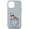 iPhone 14 Pro Max Hipster Llama & Sloth With Sunglasses In Pocket Case