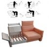2 Pack Of Furniture Adjustable Angle Hinge Automatic Reset Function Hinge Angle
