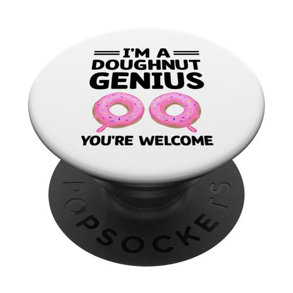 Donut Maker Pastry Bakery Confectioner Baker Bake Donuts PopSockets Swappable PopGrip