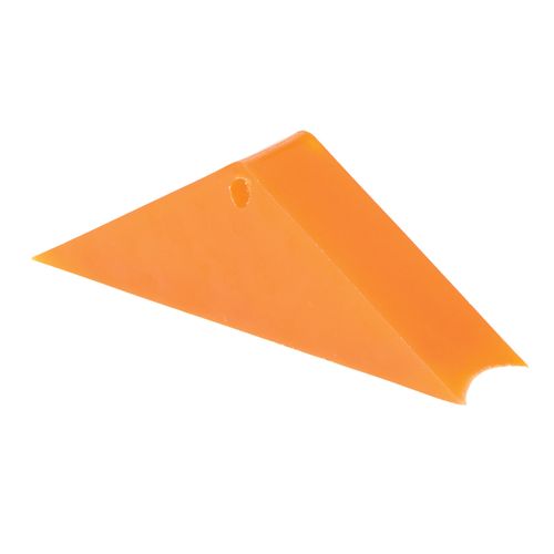 Vestil RC-WC Magnetic Rail Car Wheel Chock, 11", Orange