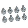 Inline Tube Replacement for 1964-77 Pontiac GTO Firebird Chrome Valve Cover Bolts 8pc Silver Zinc 9/16" Long