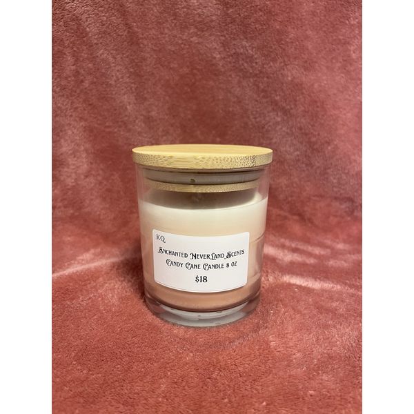 Hand Made Candles Candy Cane