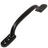 Garden Gate Accessories Metal Fixing Latch T Hinges Spring Closer Bolt Black (Bed Pull Handle)