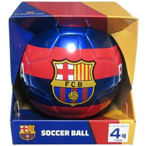 COP COON 34331 FC Barcelona Soccer Ball No. 4 for Elementary School Students