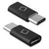 Cellet Micro USB to USB Type C Adapter Converter Connector - Black