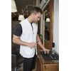 Barber Strong Men's The Barber Jacket, White, Large
