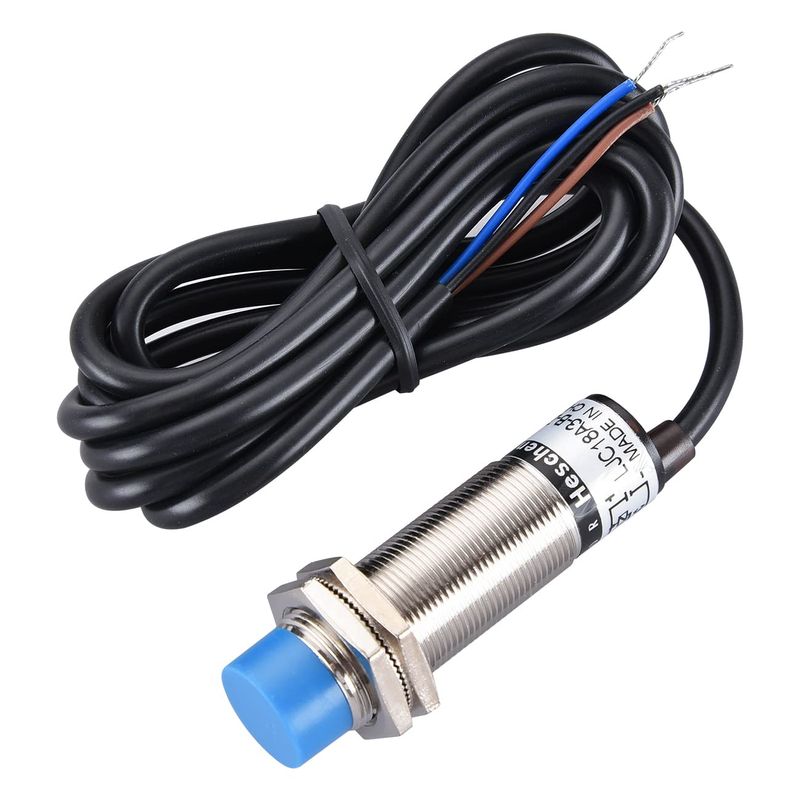 Heschen M8 Interruptor De Sensor De Proximidad Inductivo, Tipo Escudo Lj8a3 2 Zay Detector De 2mm 10 30vcc 200ma Pnp Normalmente Cerrado Nc 3 Cables