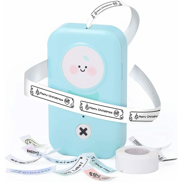 Phomemo D30 Mini Cute Bluetooth Label Maker Sticker Inkless Printer Machine