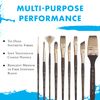 Princeton Umbria Paintbrush, Size 8, Dark Wood
