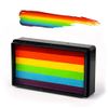 Arty Brush Cakes Solid Paint Water Soluble (True Rainbow) Body Paint Cake