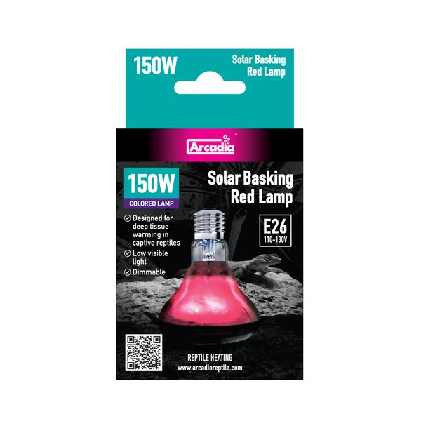 Arcadia Red Solar Basking Lamp-150 Watt