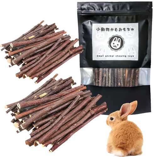 I'm WATARU 7.1 oz (200 g), Apple Branch, Bunny, Toy, Nibble, Hamster, Snack, Chinchilla, Bite Tree, Degu Toy, Small Animals, Bait, Guinea Pig, Cage, Squirrel (7.1 oz (200 g), Apple Branches