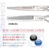 Montesoro 6-Piece Right Hand Thinning Scissors, Haircut Scissors, Hairdresser, Cut Scissors, Rustproof, Premium Material SUS440C (6 Inch Scissors, 6 Inch 10% Seng)