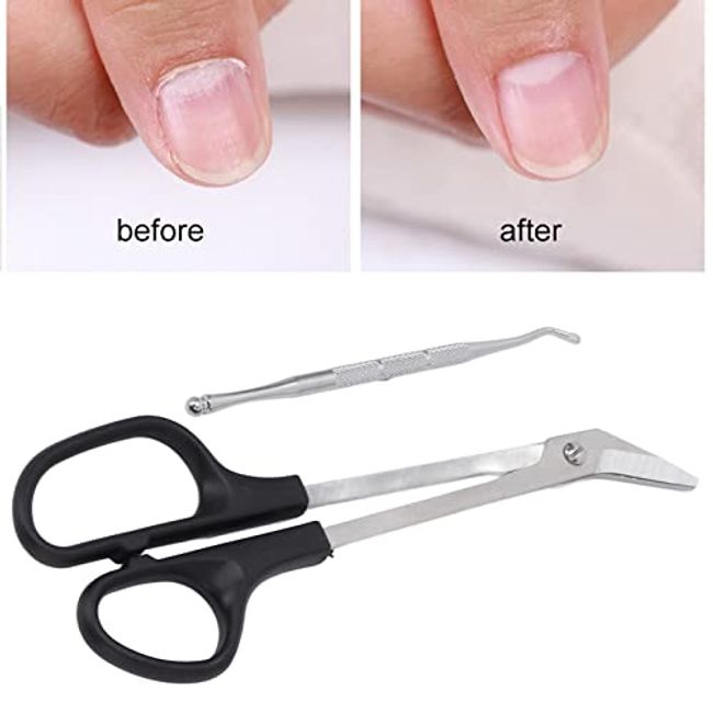 Toenail Scissors Long Handled Ergonomic Unique Design Toenail Clippers With  Nail Picker For Adults The Elderly