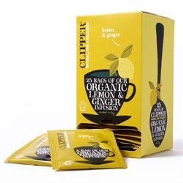 Clipper Org Lemon & Ginger Envelopes 25bag by Clipper