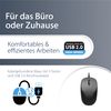 MediaRange kabelgebundene 3-Tasten Maus mit optischem Sensor, schwarz