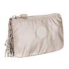 Kipling CREATIVITY S Small purse, Pouches, Cases, Metallic Glow (Silver)