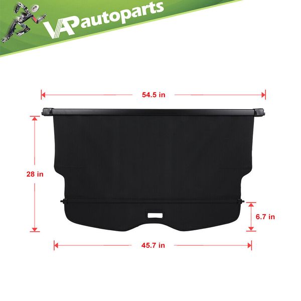 For Chevy Blazer 2019-23 2024 2025 Retractable Trunk Cargo Cover Security Shield