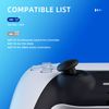 eXtremeRate EDGE Sticks Swappable Thumbsticks for PS5 Controller, Custom Black Replacement Interchangeable Analog Stick Joystick for PS5, for PS4 All Model Controllers Universal - WITHOUT Controller