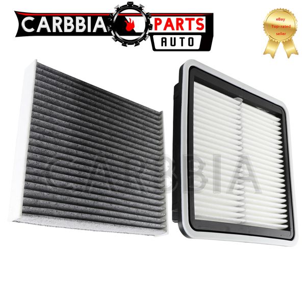 Combo Set Engine & Carbon Cabin Air Filter For 4-Door Subaru Legacy Outback